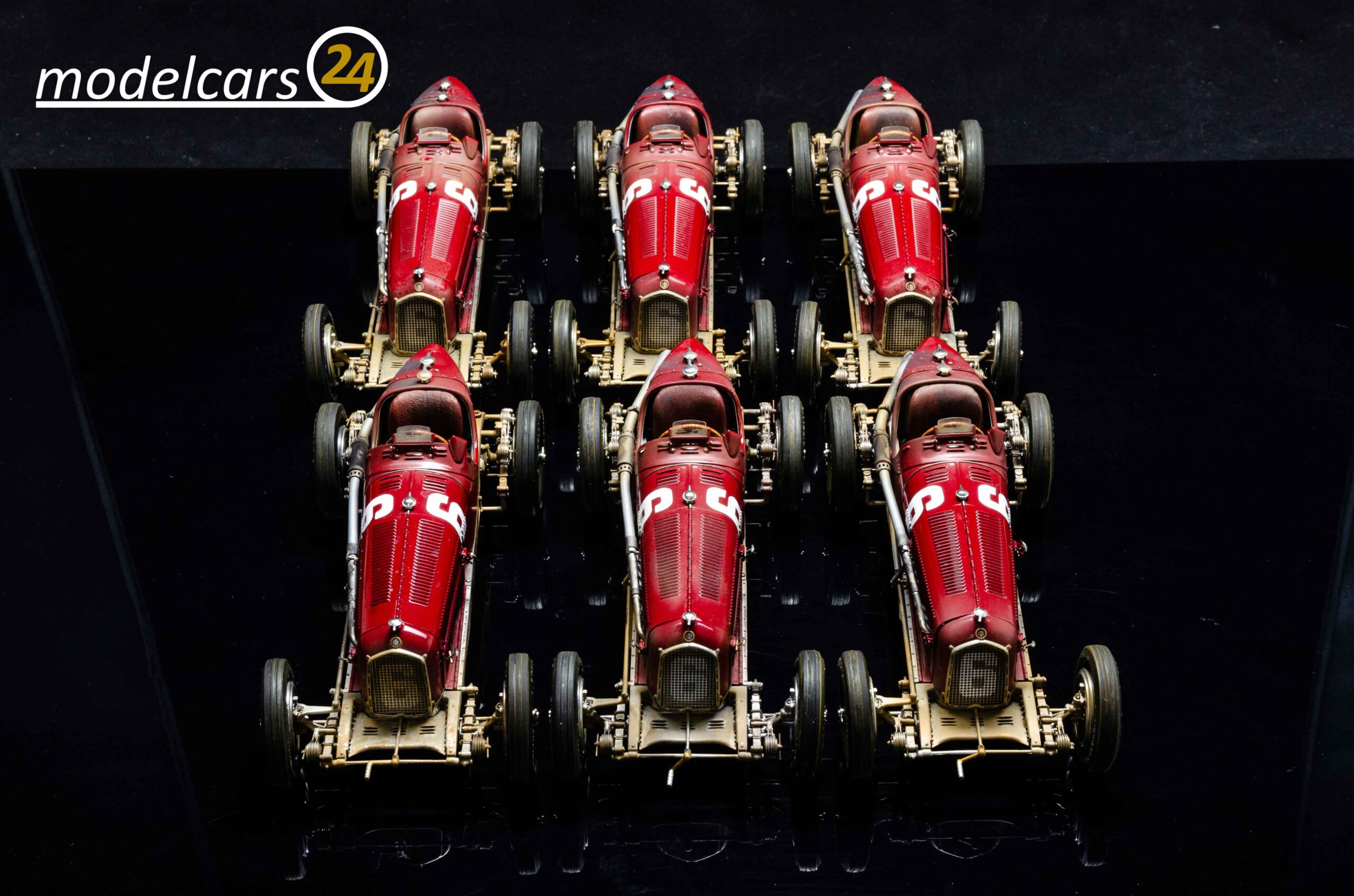 modelcars24 authentic Alfa Romeo P3 Caracciola, winner GP Monza 1932, one of six - 1/18 – Bild 6