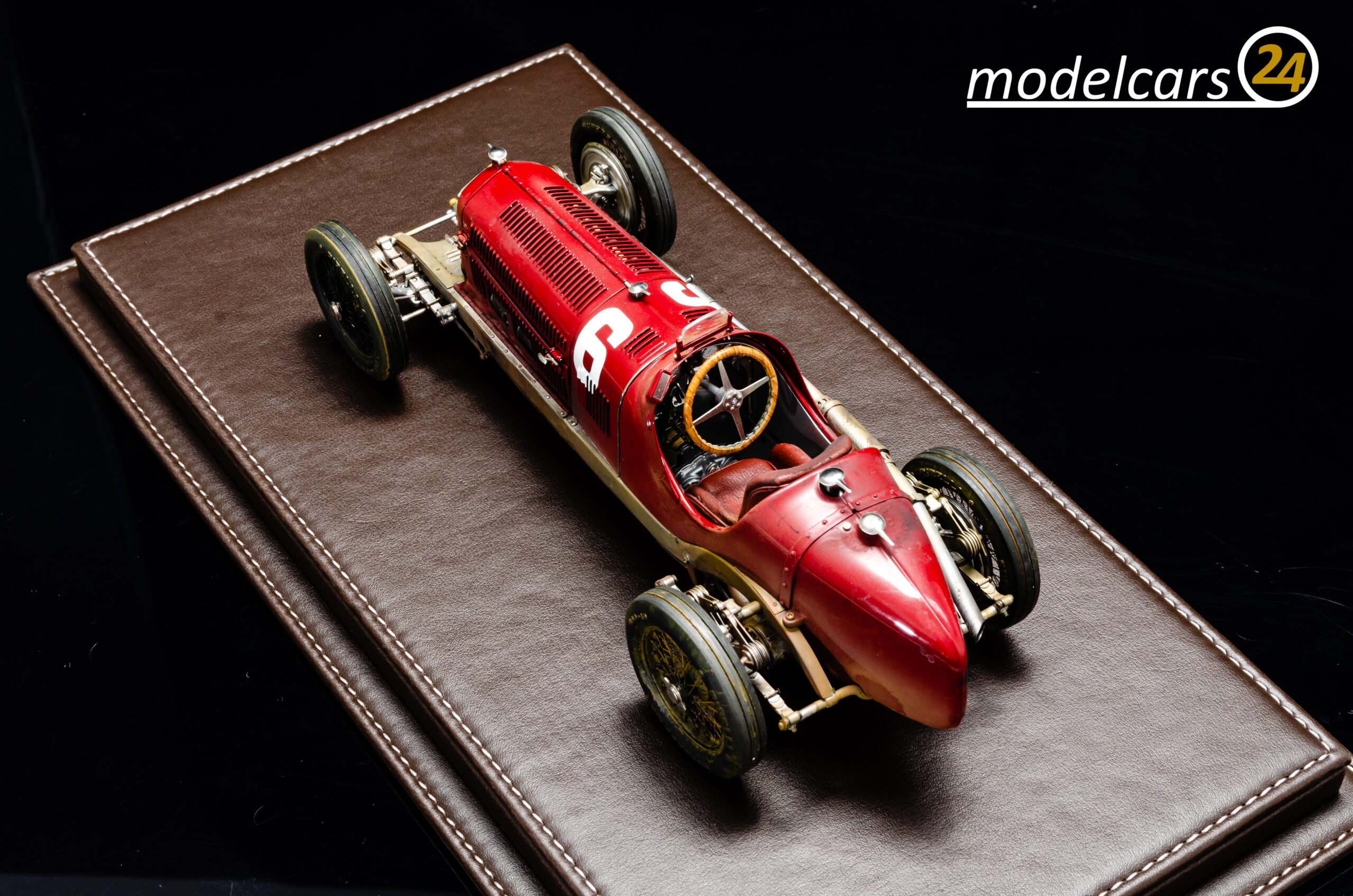 modelcars24 authentic Alfa Romeo P3 Caracciola, winner GP Monza 1932, one of six - 1/18 – Bild 4
