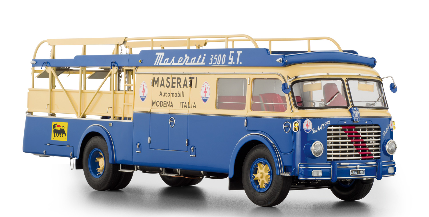 CMC Maserati Transporter, Fiat 642 RN2 Bartoletti, 1957 Version 2024 - 1/18