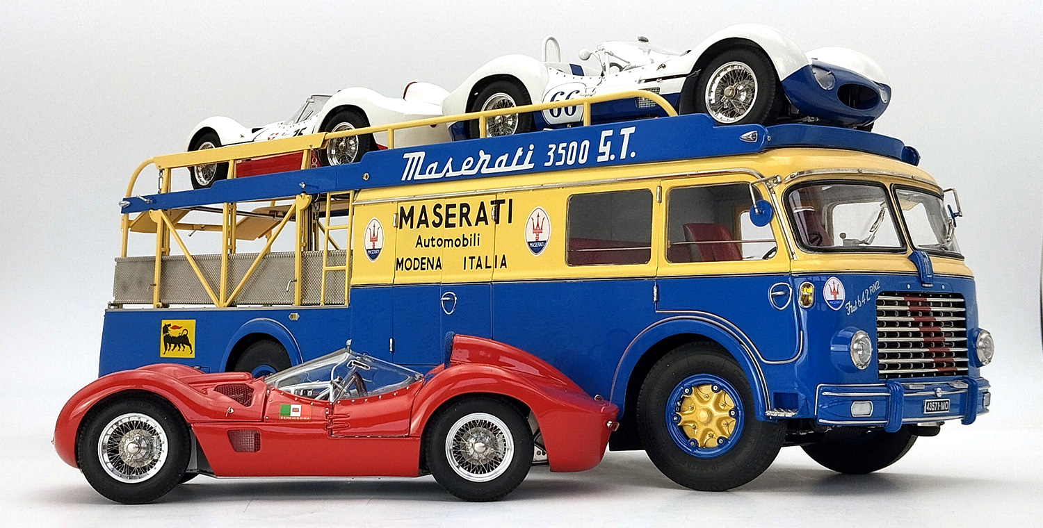 CMC Maserati Tipo 61 "Birdcage", #25, Winner SCCA Pensacola April 1960, Gaston “Gus” Andrey, white/red Limited Edition 1000 pcs. - 1/18 - Immagine 2