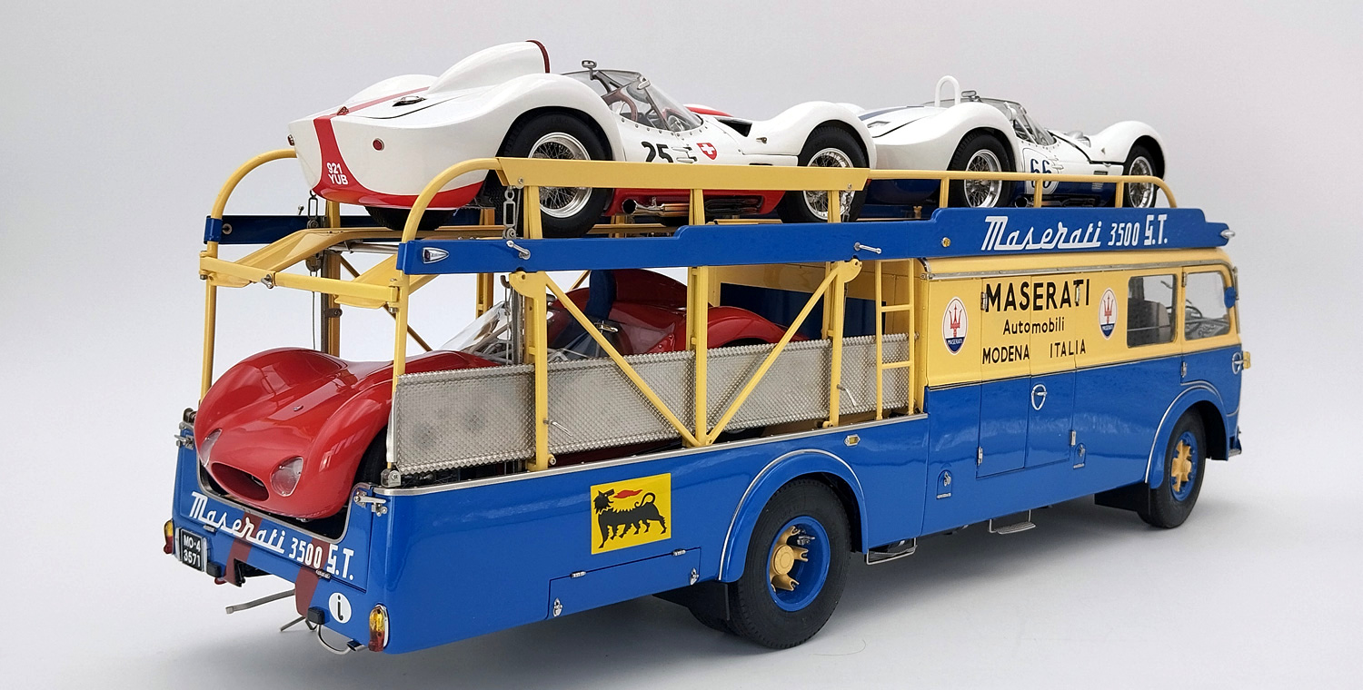 CMC Maserati Tipo 61 "Birdcage", #25, Winner SCCA Pensacola April 1960, Gaston “Gus” Andrey, white/red Limited Edition 1000 pcs. - 1/18 - Immagine 5
