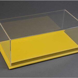Atlantic Mulhouse 1/12 Scale Display Case with Yellow leather base Yellow