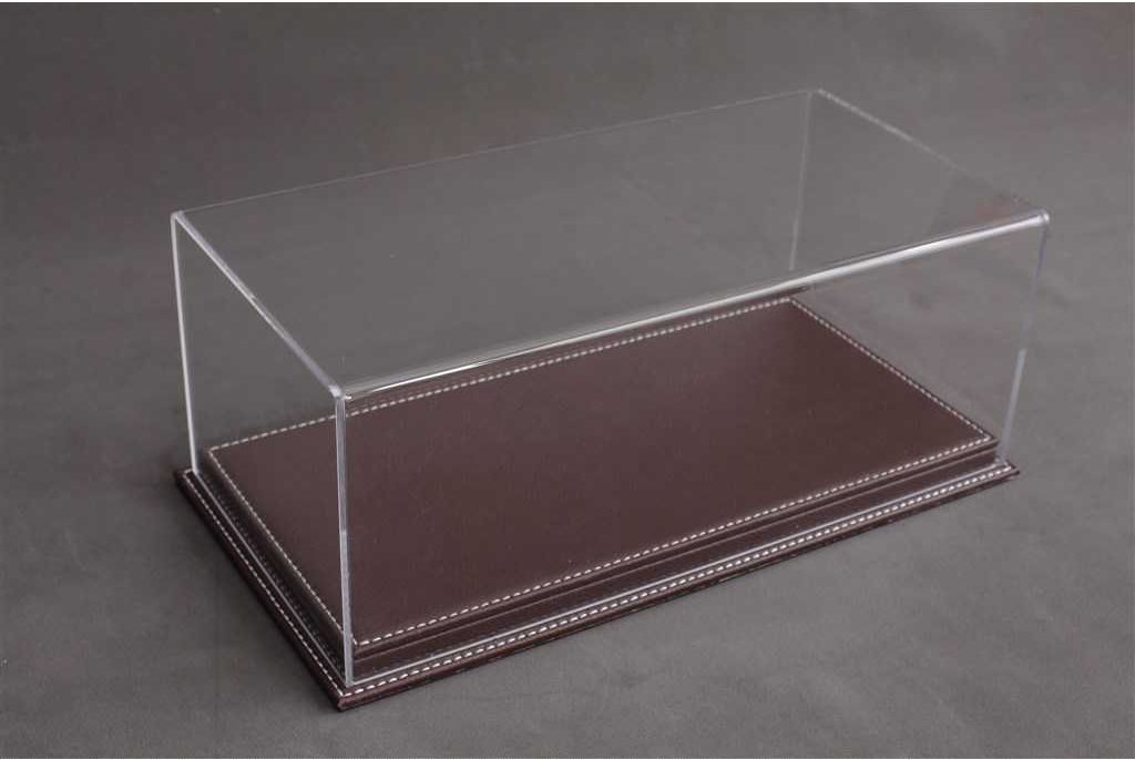 Atlantic Mulhouse 1/12 Scala Vetrina con base in pelle marrone scuro Marrone scuro