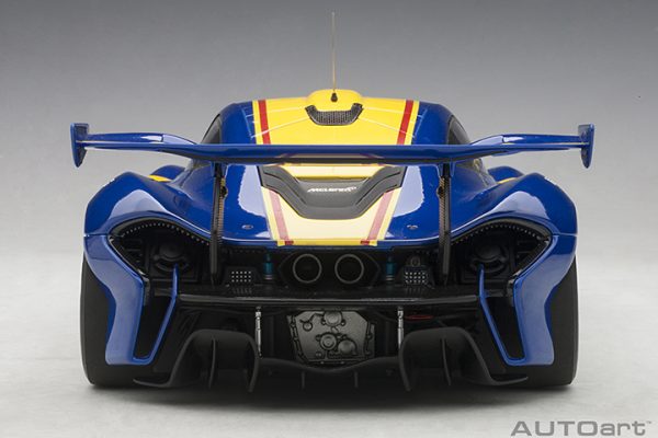 AUTOart McLaren P1 GTR (metallic blue:yellow stripes)