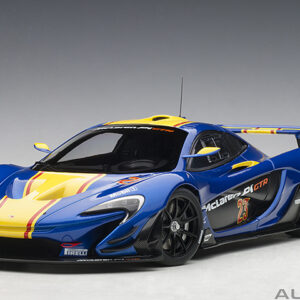 AUTOart マクラーレンP1 GTR (メタリックブルー:イエローストライプ)