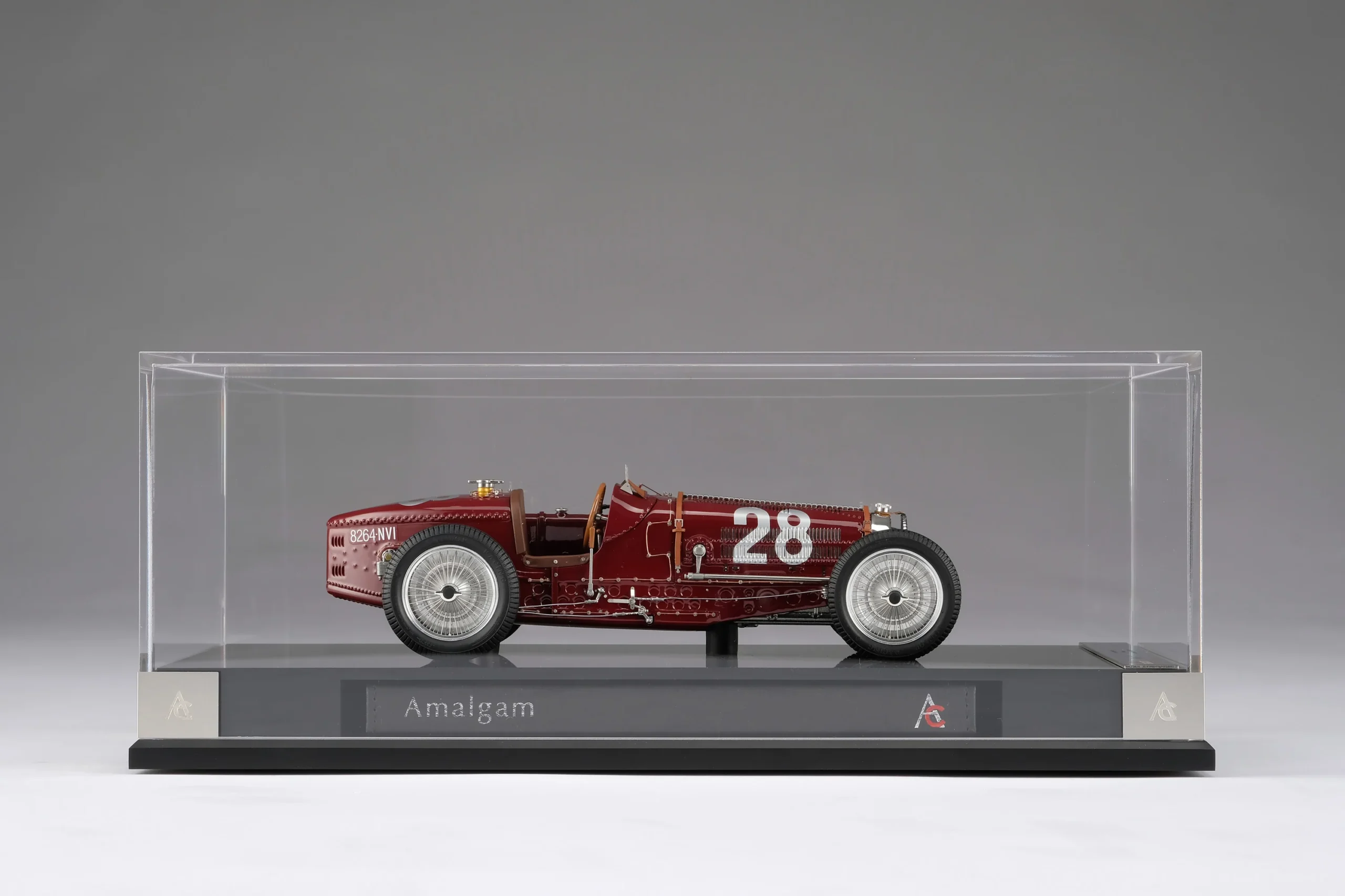 Amalgam Bugatti Typ 59 - 1934 Monaco GP - Nuvolari - 1/18 - صورة Amalgam Bugatti Typ 59 - 1934 Monaco GP - Nuvolari - 1/18 - صورة 3