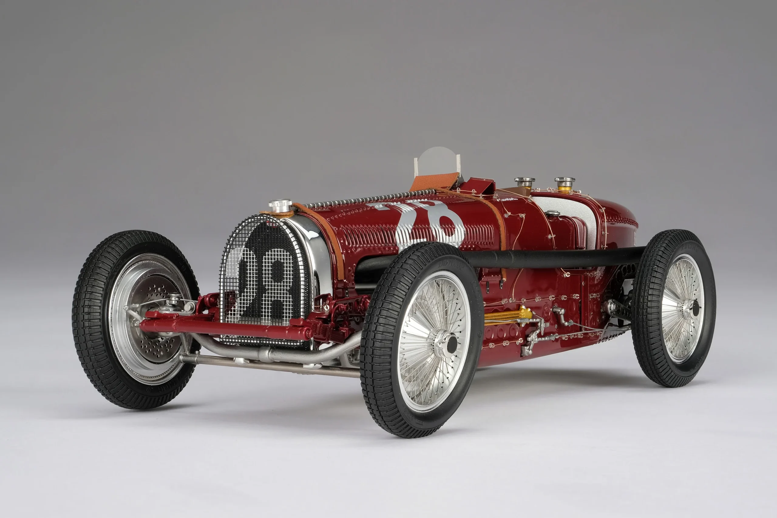 Amalgam Bugatti Typ 59 - 1934 Monaco GP - Nuvolari - 1/18 - صورة Amalgam Bugatti Typ 59 - 1934 Monaco GP - Nuvolari - 1/18 - صورة 11