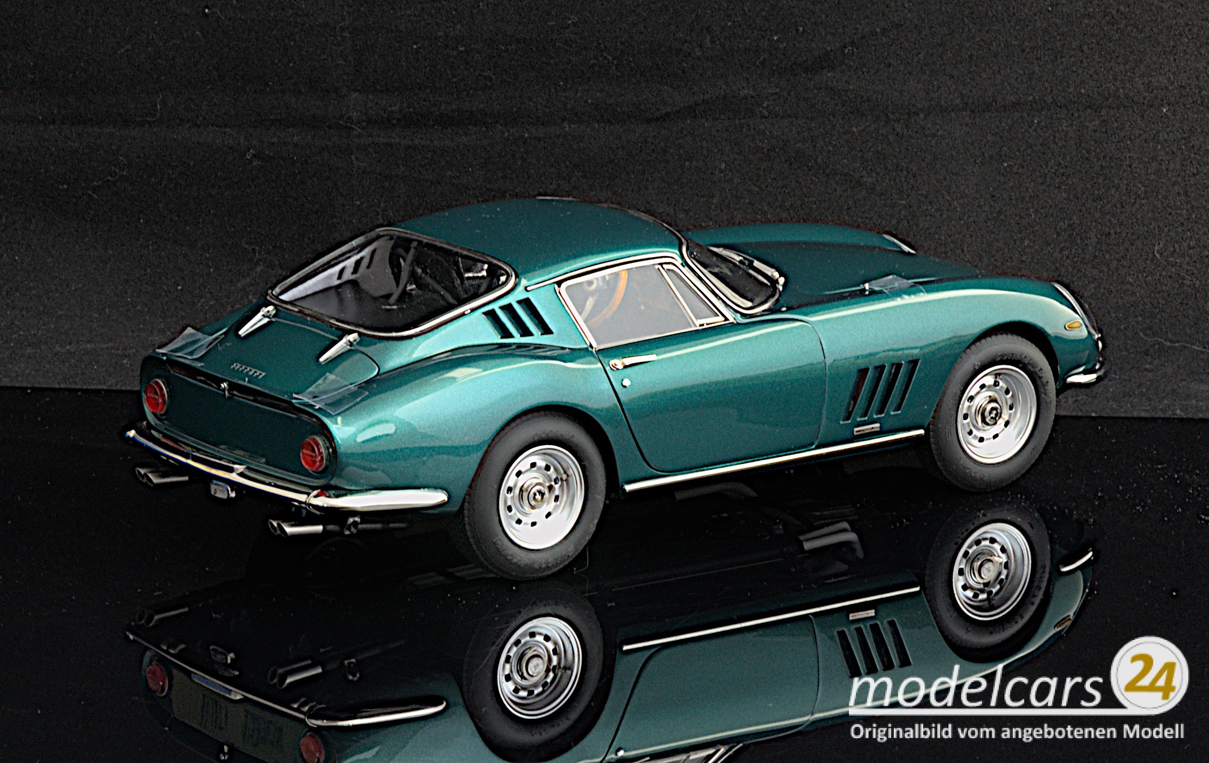 CMC Ferrari 275 GTB/C, 1966, verde pino metallic - 1/18 - Image 4