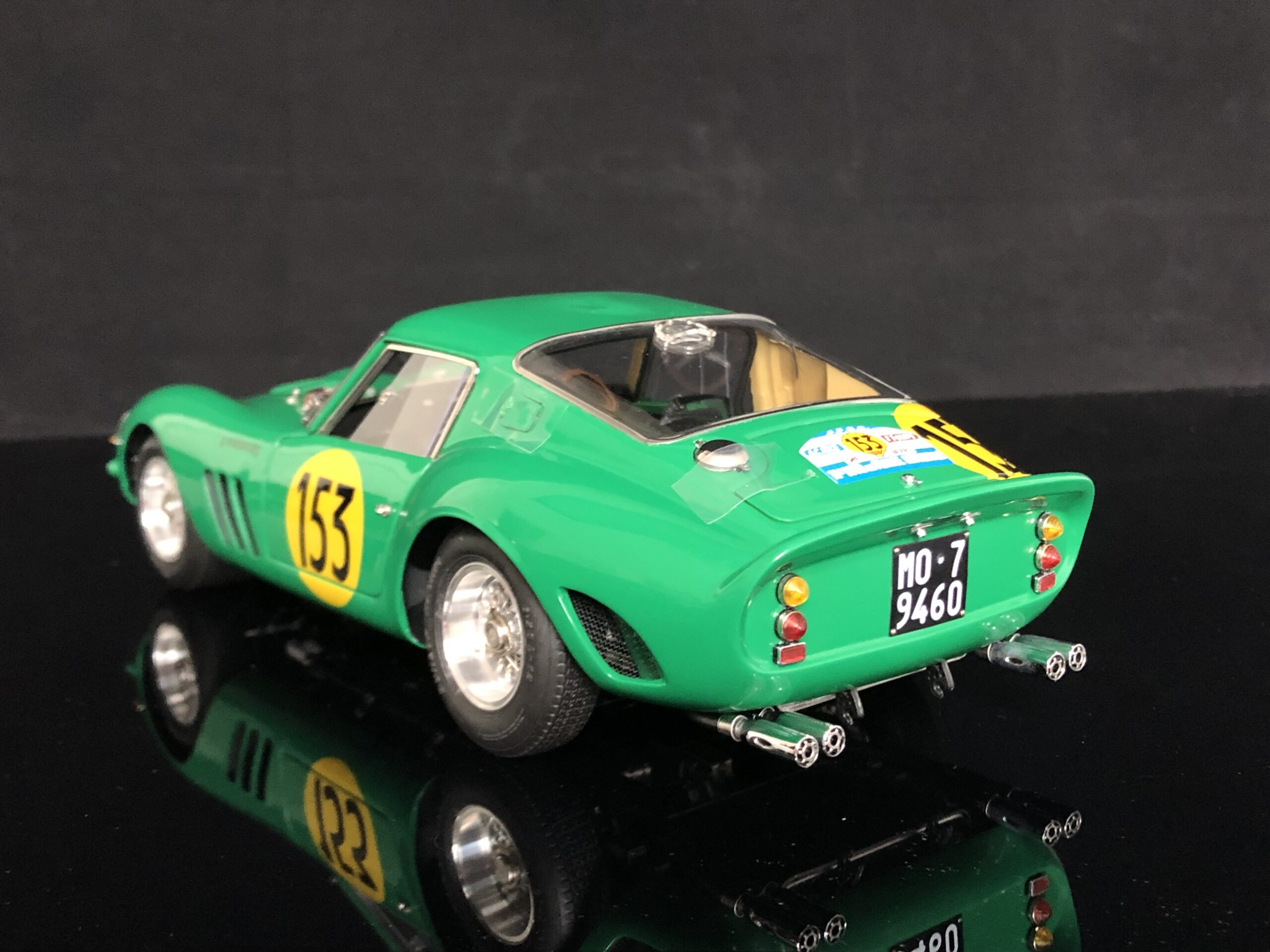 CMC Ferrari 250 GTO David Piper #153 M-250, 4th OA, 1962 Tour de France Chassis 3767GT, Limited Edition 2200 - 1/18 - Image 2