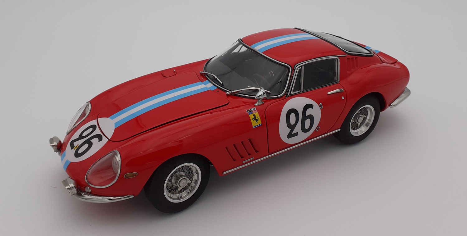 CMC Ferrari 275 GTB/C, 24h Frankreich 1966, Biscaldi/de Bourbon-Parme, #26 - 1/18 - Image 3