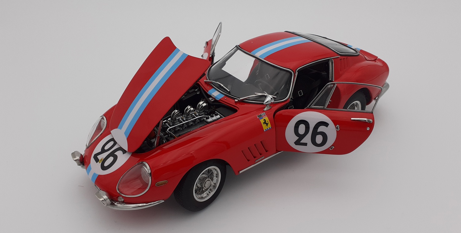 CMC Ferrari 275 GTB/C, 24h Frankreich 1966, Biscaldi/de Bourbon-Parme, #26 - 1/18 - Image 5
