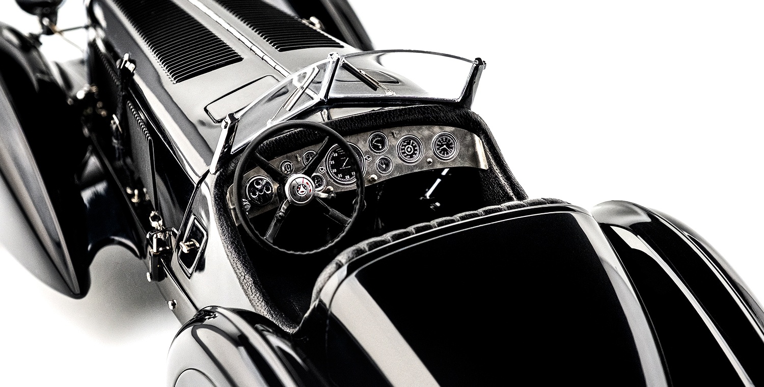 CMC Mercedes-Benz SSK 1934 "Schwarzer Prinz" - 1/18 - 画像6