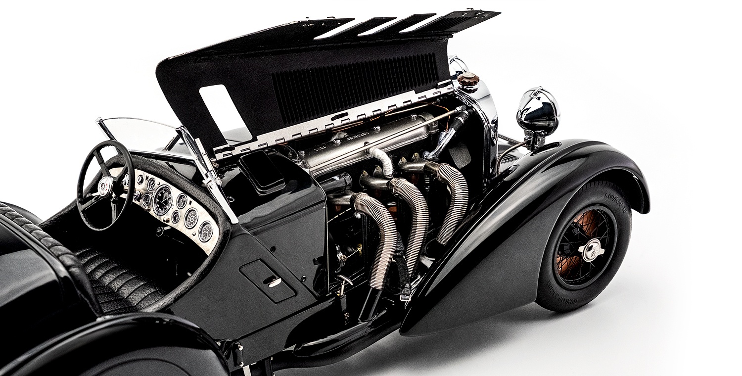 CMC Mercedes-Benz SSK 1934 "Schwarzer Prinz" - 1/18 - 画像8