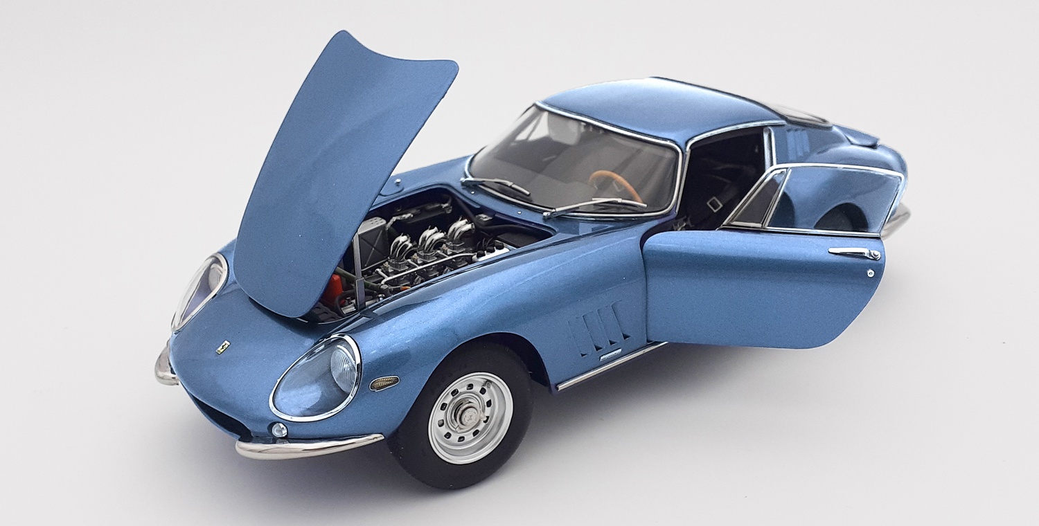 CMC Ferrari 275 GTB/C, California Blue neu - 1/18
