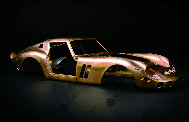 Martisan Ferrari 250 GTO Rosso Corsa mit Kupferkarosserie one of 199 - 1/18 - صورة Martisan Ferrari 250 GTO Rosso Corsa mit Kupferkarosserie one of 199 - 1/18 - صورة 15
