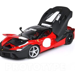 BBR フェラーリ・ラフェラーリ TEST 2012 オープンダイカスト ロッソコルサ322&マットブラック EXCLUSIVE BBR - 1/18