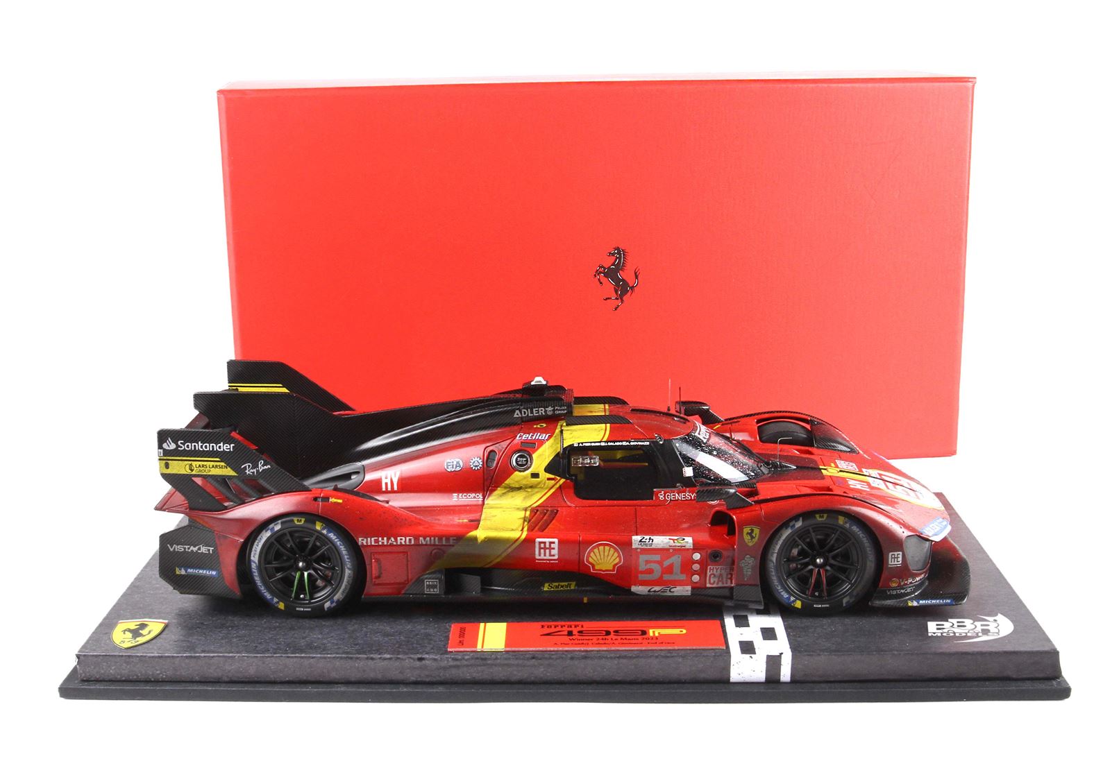 フェラーリ 499P ハイパーカー 優勝 ル・マン2023 レース終了記念限定版 1/18
