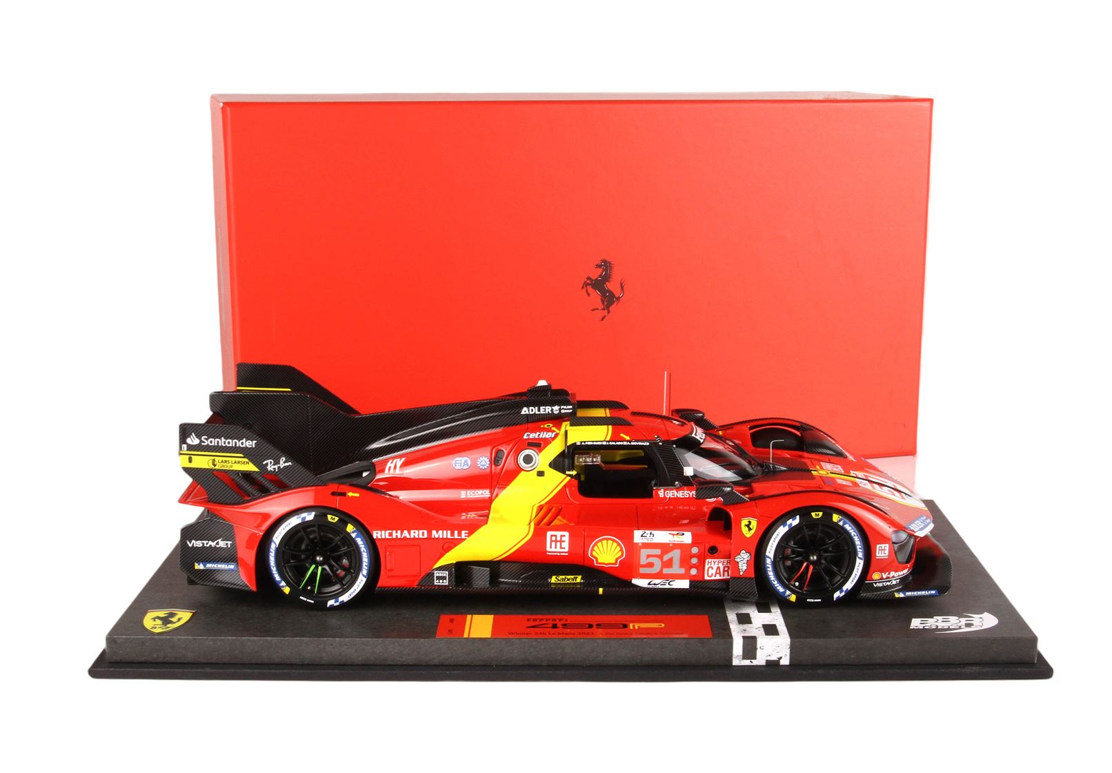 BBR Ferrari 499P Winner Le Mans 2023 Car N.51 - 1/18
