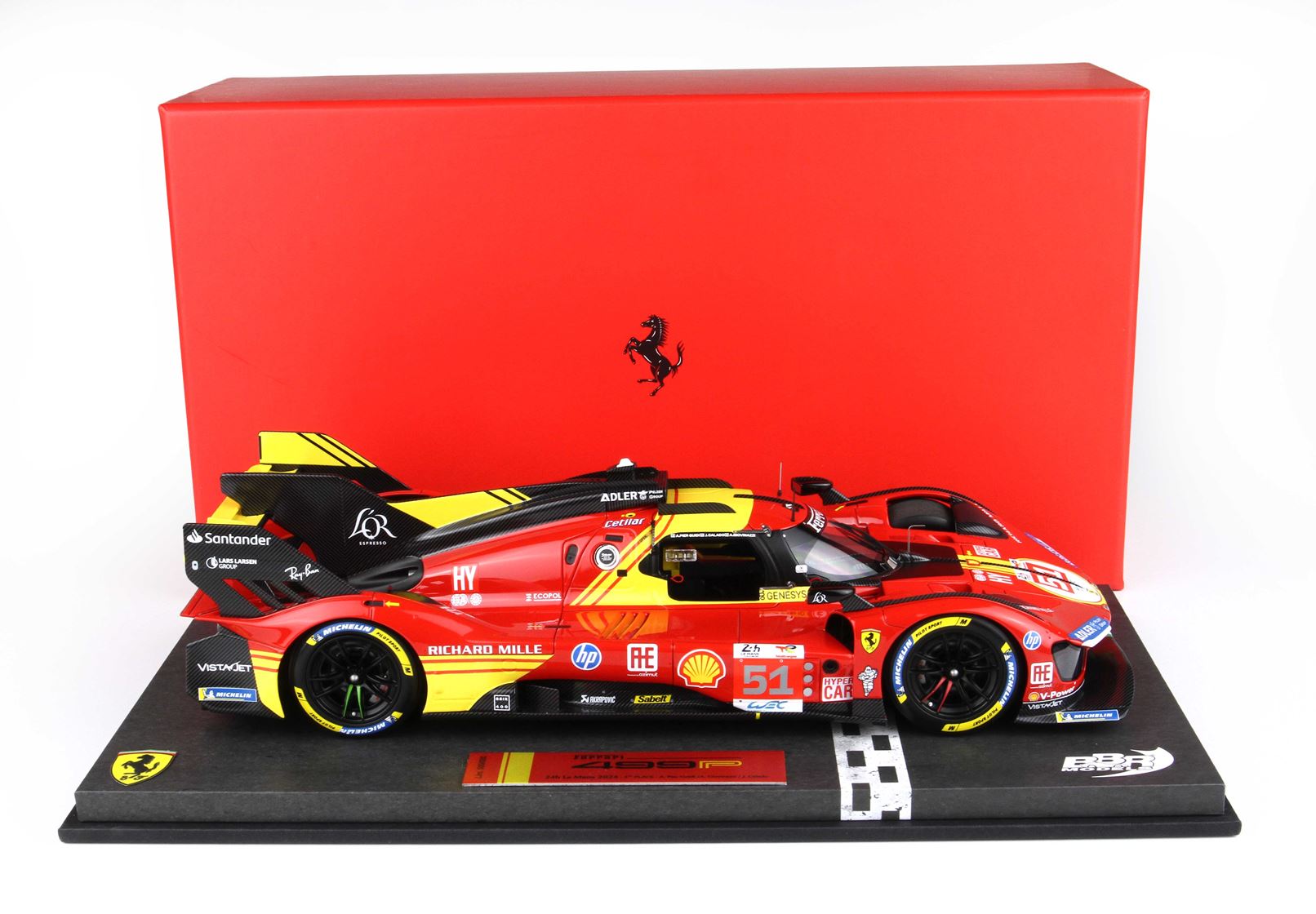 Ferrari 499P vettura n. 51 - 3° Le Mans 2024 piloti Pier Guidi Giovinazzi Calado