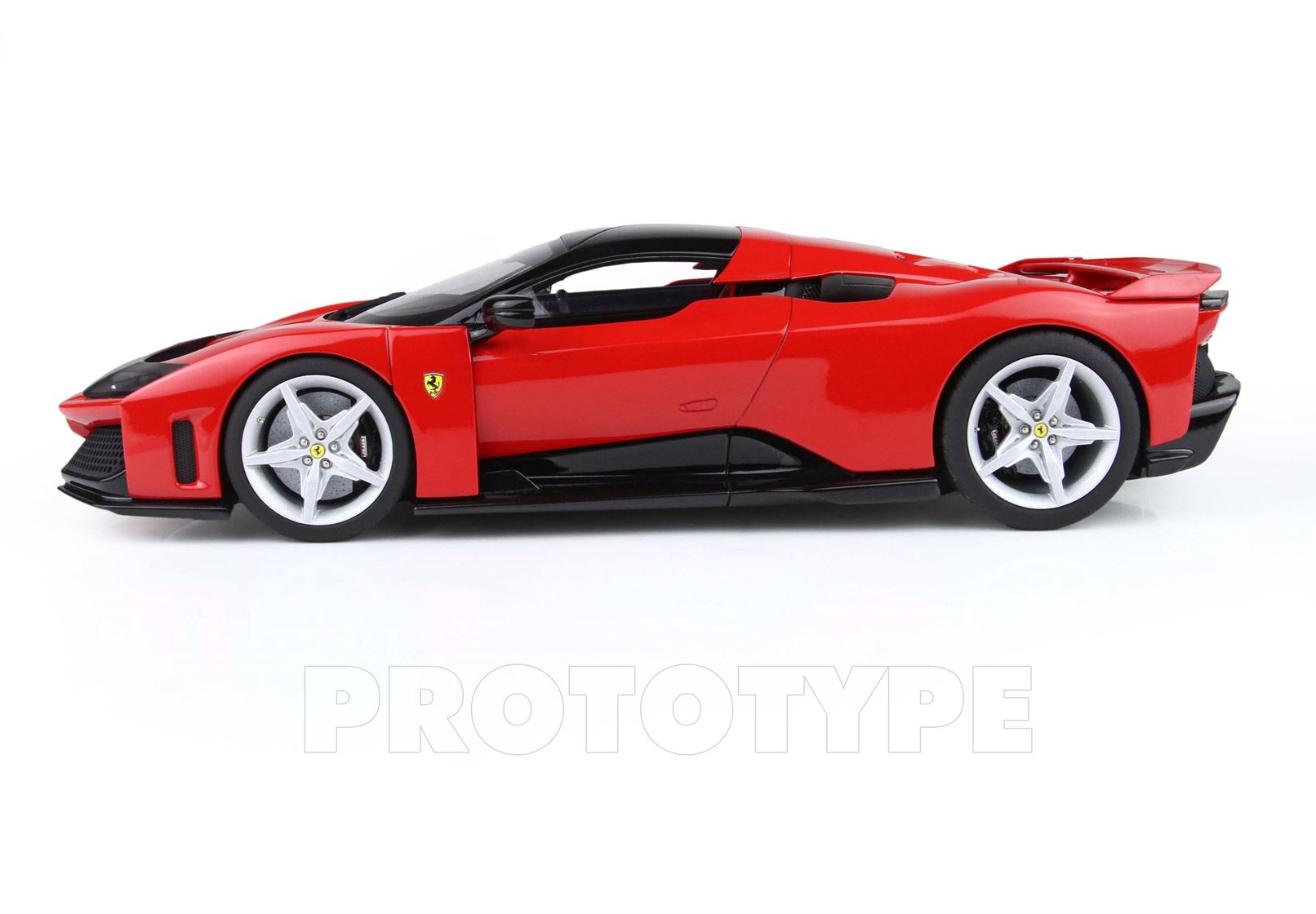 BBR Ferrari F80 Rosso Corsa - silver wheels 1:12 - 1/18 - 画像6