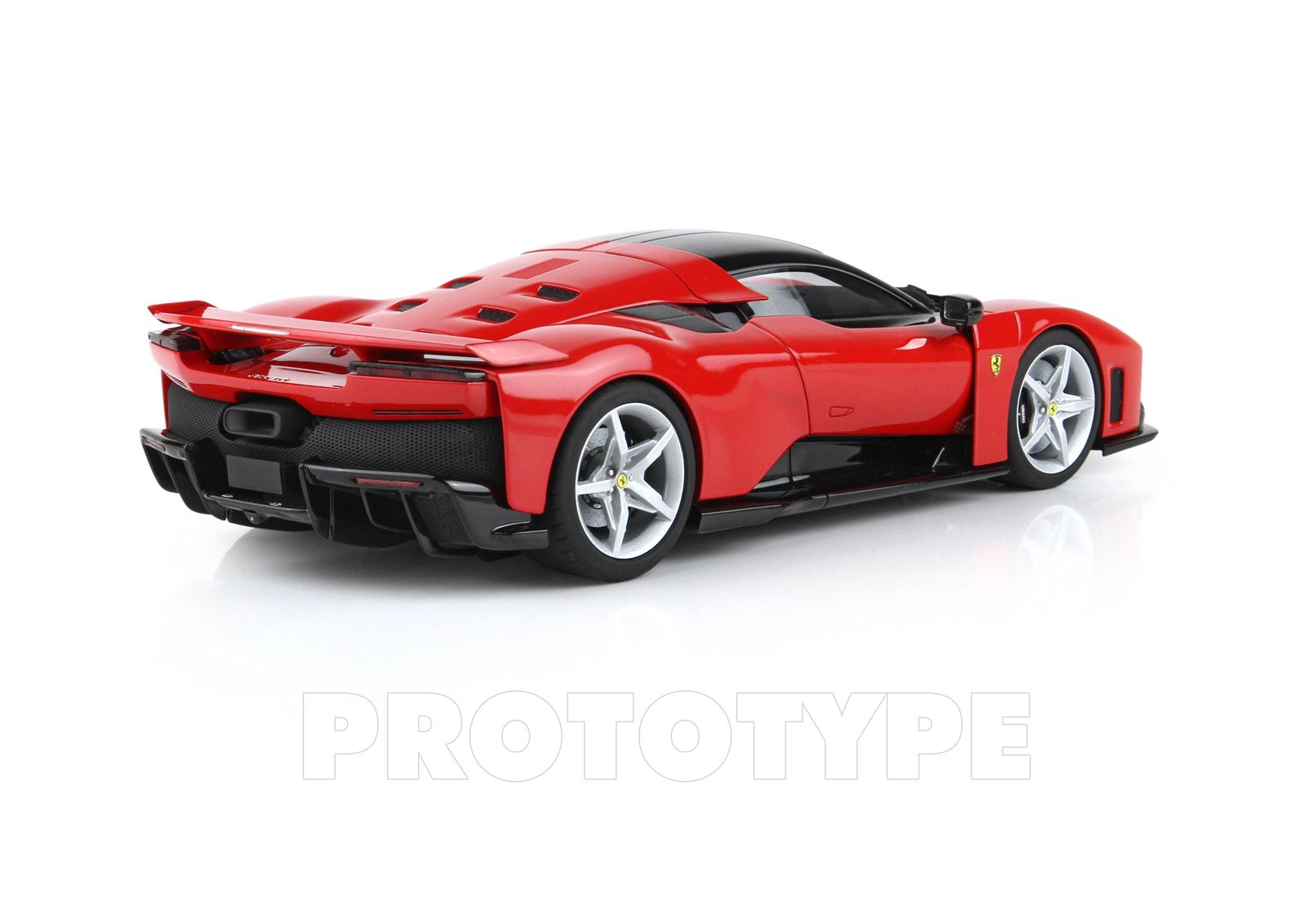 BBR Ferrari F80 Rosso Corsa - silver wheels 1:12 - 1/18 - 画像5