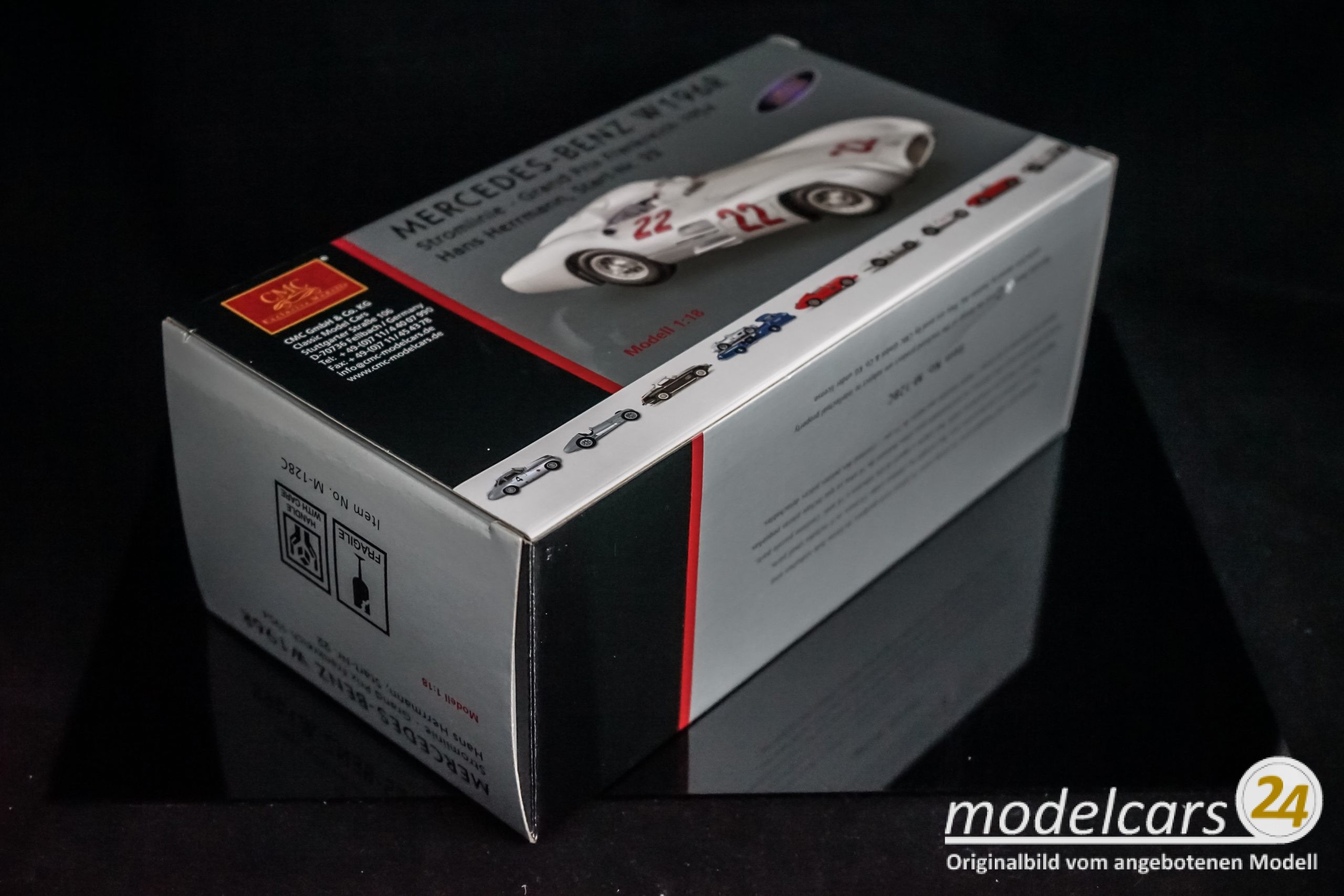 CMC Mercedes-Benz W196R Stromlinie, 1954, GP Frankreich #22 Hans Herrmann - 1/18 – Bild 11