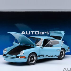 AUTOart ポルシェ 911 カレラ 2.7 RS (ガルフブルー、ブラックストライプ) - 1/18
