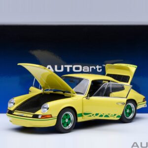 AUTOart ポルシェ 911 カレラ 2.7 RS (ライトイエロー、グリーンストライプ)