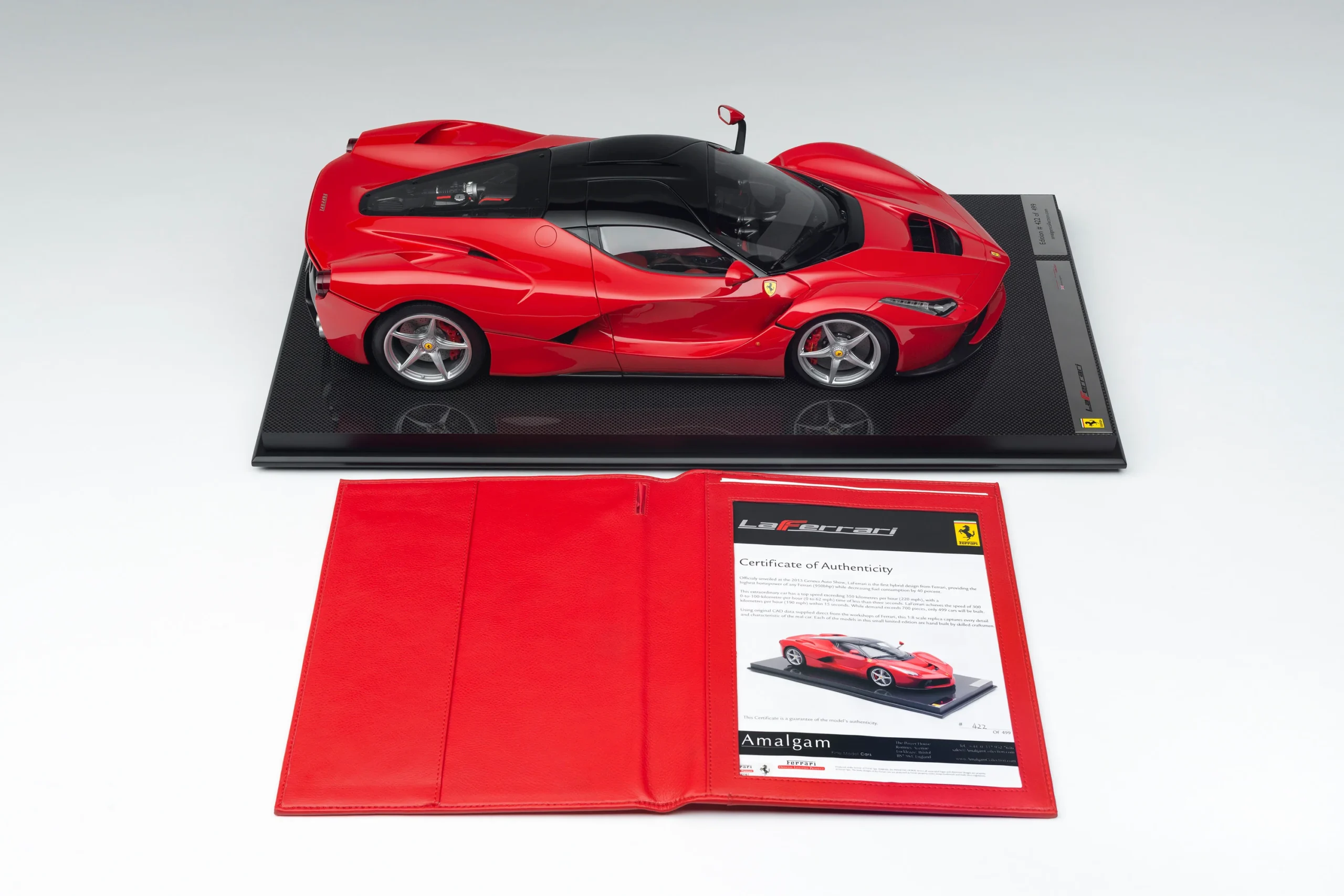 Amalgam Ferrari LaFerrari Red 1:8 - 1/8 - 画像2