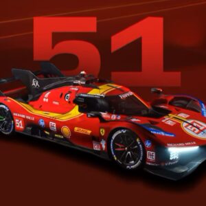 BBR フェラーリ 499P 51号車 - 2025年ル・マン24時間 ドライバー:ピエル・グイディ、ジョヴィナッツィ、カラド