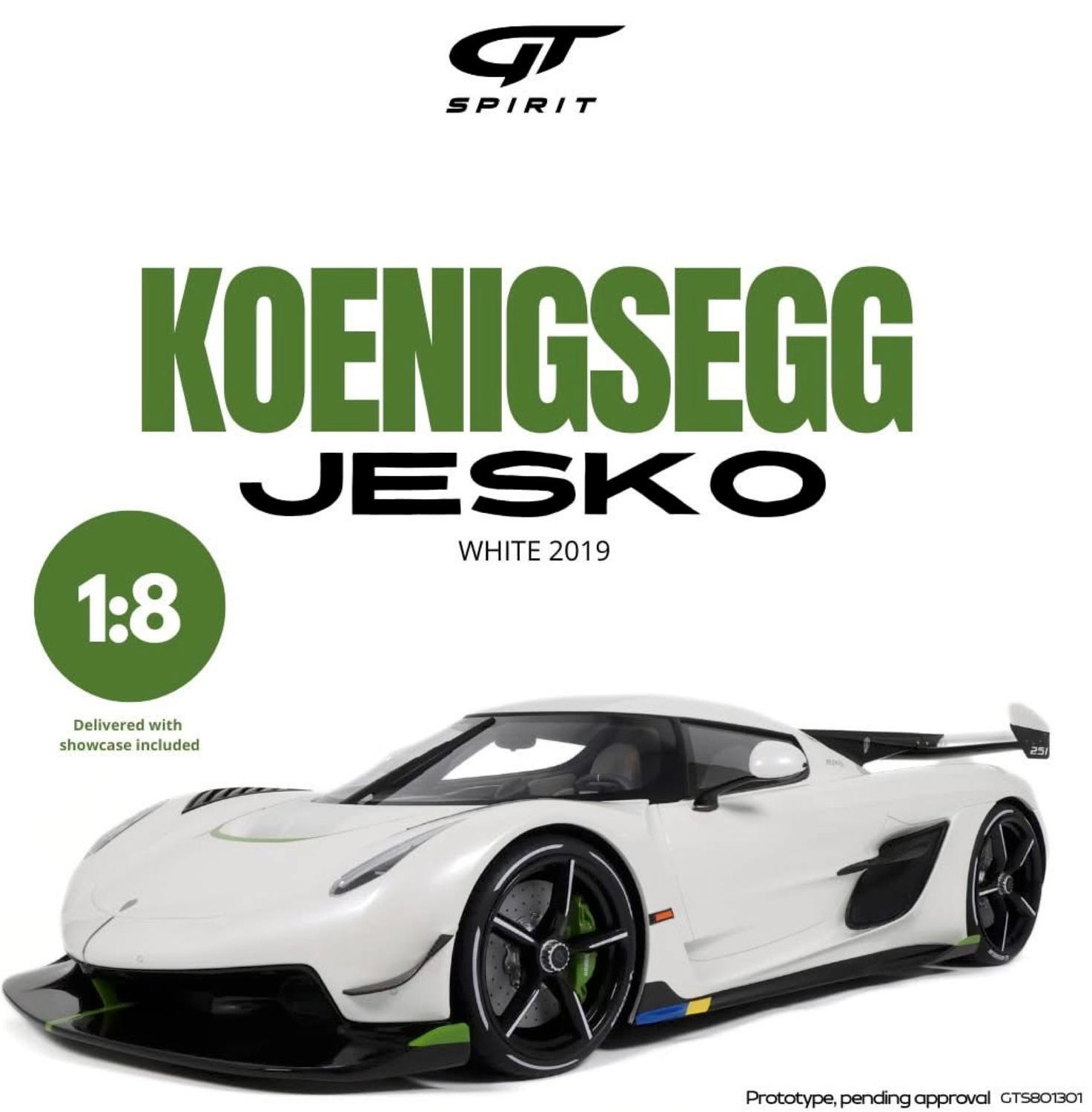 GT Spirit KOENIGSEGG JESKO White 2019
