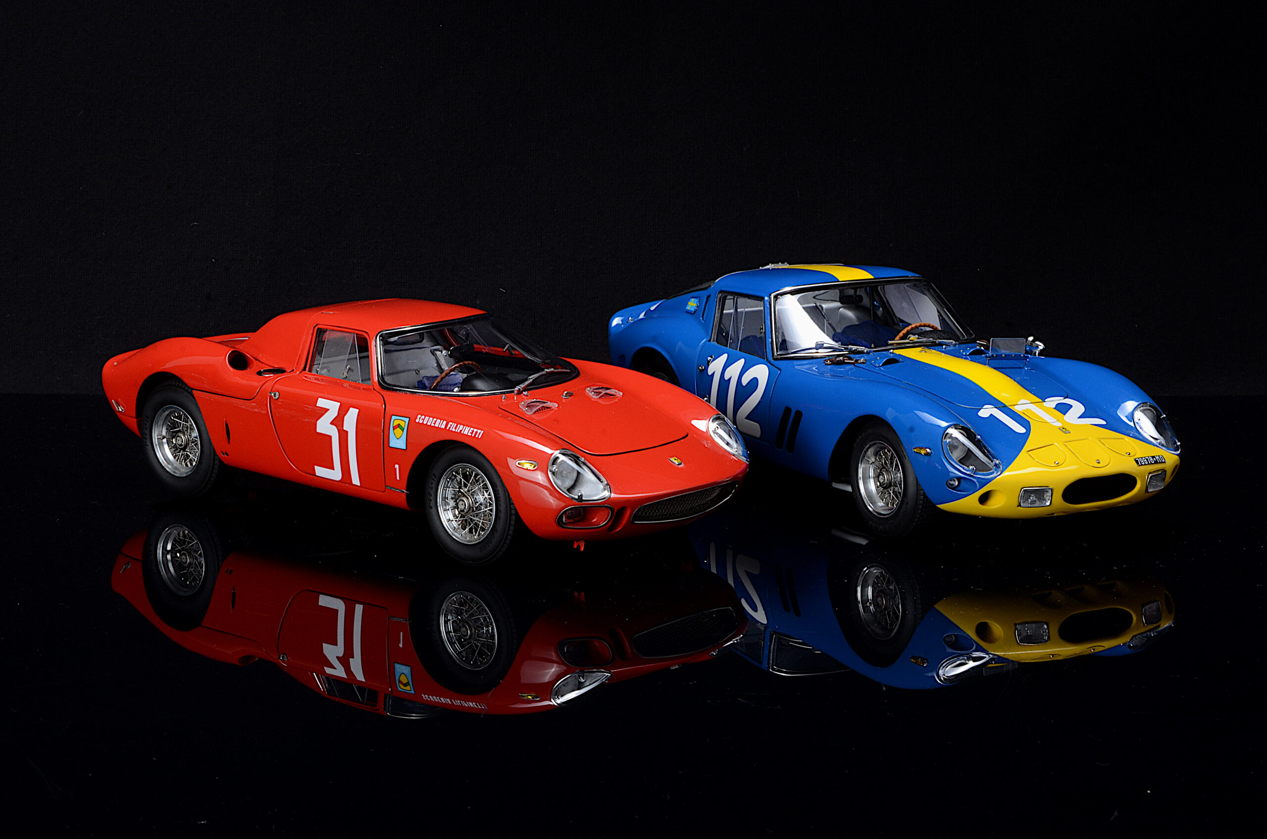 CMC Ferrari 250 LM, Gewinner Monza 1964, #31Chassis 5899, N. Vaccarella, RHD - 1/18 - Image 13