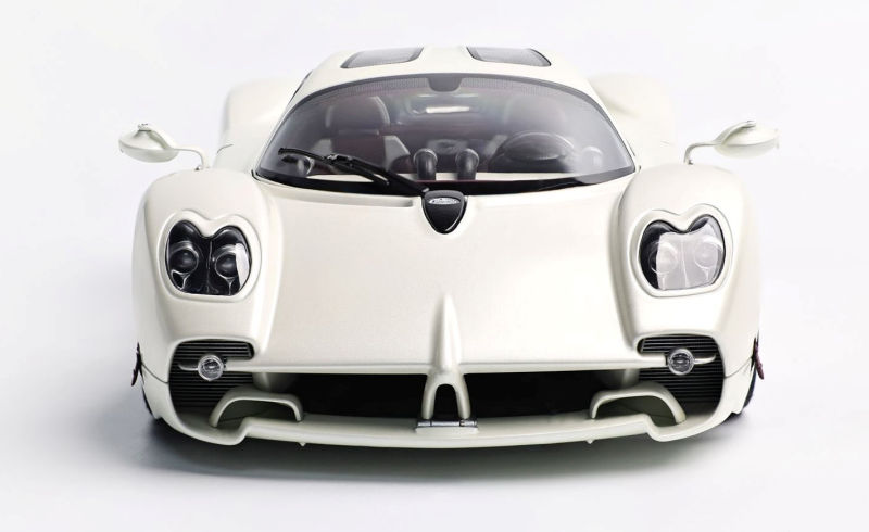 LCD Models Pagani Utopia Pearl White - 1/18 - Imagen 9