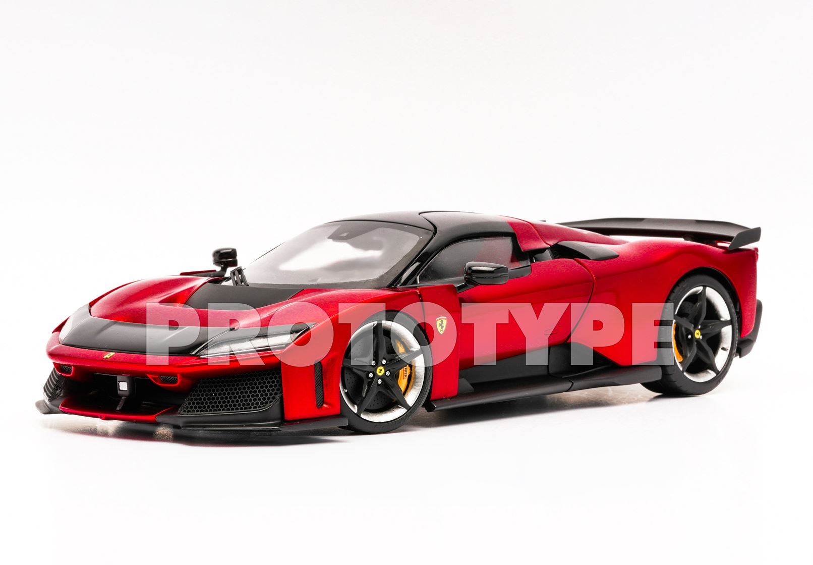 BBR Ferrari F80 diecast full open Rosso Supercar - LAUNCH PACK - BASE AND CASE INCLUDED - 1/18 - صورة BBR Ferrari F80 diecast full open Rosso Supercar - LAUNCH PACK - BASE AND CASE INCLUDED - 1/18 - صورة 4