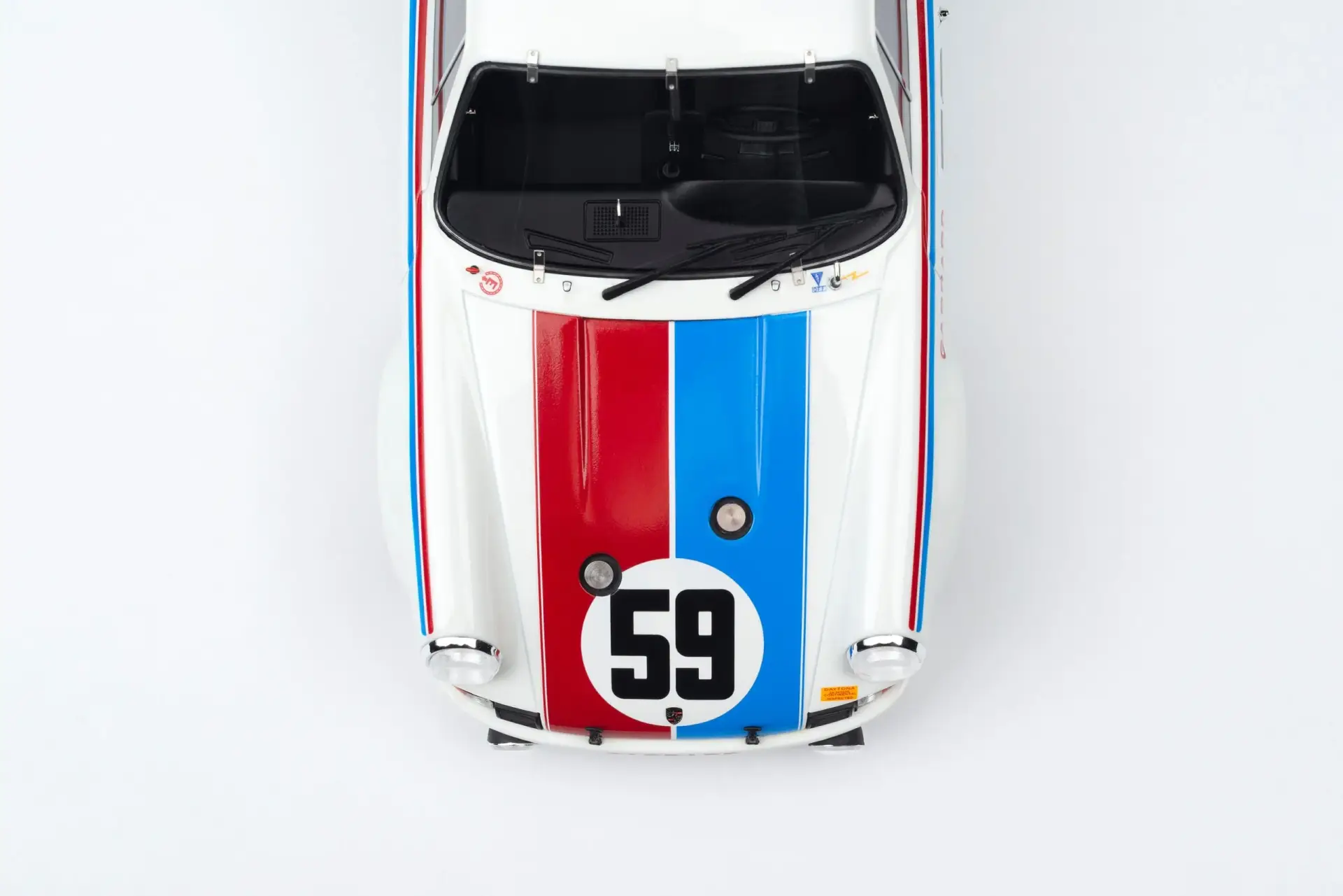 Amalgam Porsche 911 RSR 2.8 – 1973 Daytona – Brumos-Lackierung - 1/18 - Immagine 2