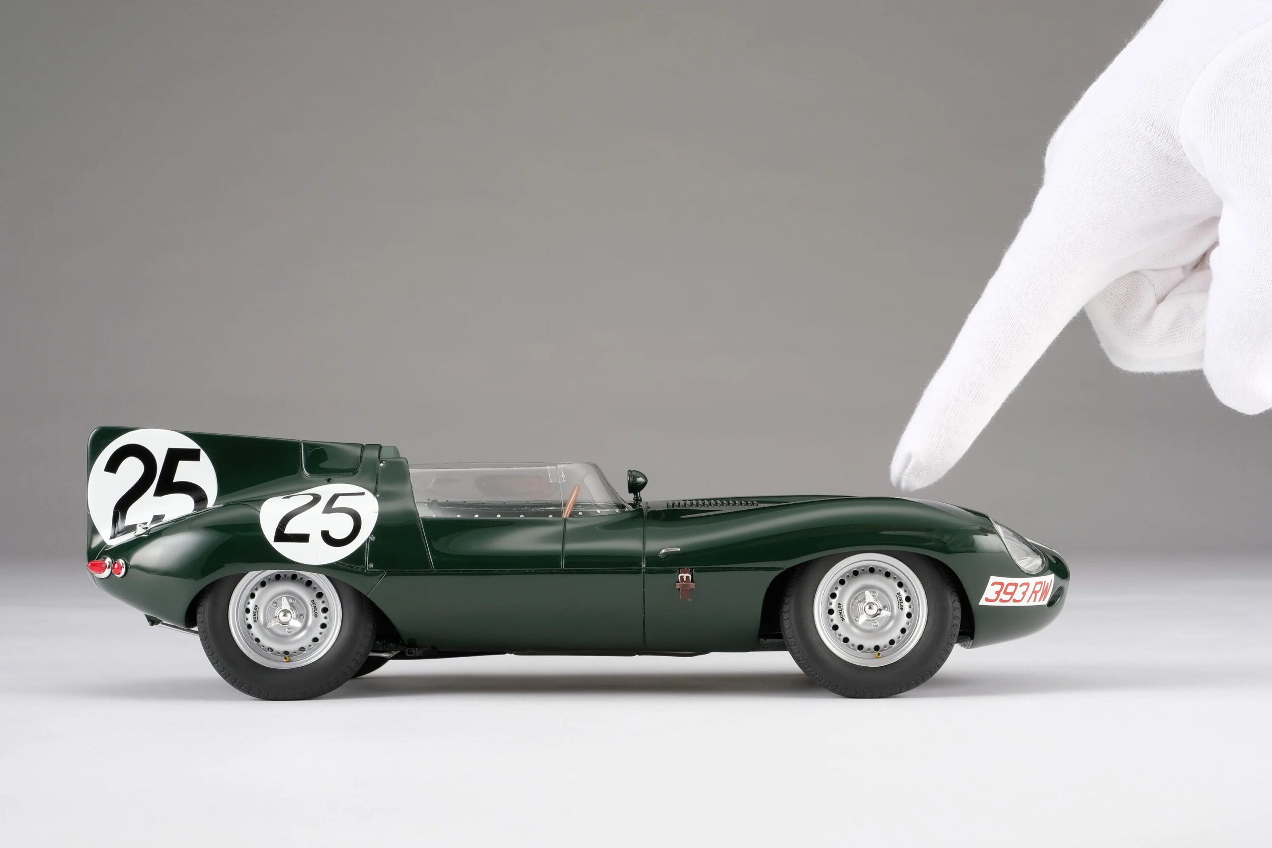 Amalgame Jaguar D-type - vainqueur à Reims en 1956