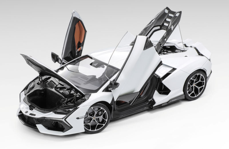 LCD LAMBORGHINI - REVUELTO HYBRID 2023 - أبيض - 1/18