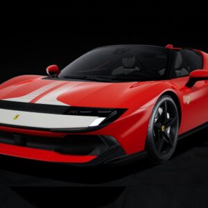 BBR Ferrari 849 Testarossa Spider Assetto Fiorano Rosso Corsa with White カラーリング - 1/18