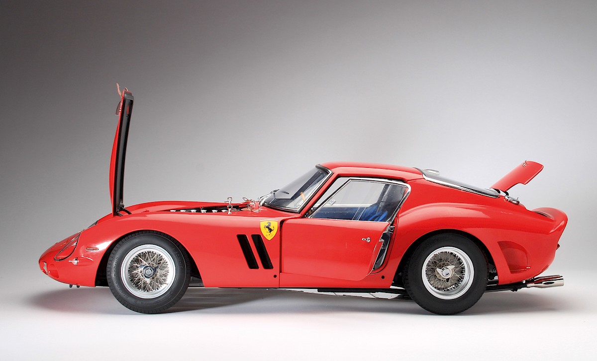 Agora Ferrari 250 GTO Blu Genziana Limited Edition 1:8 Fertigmodell one of 150 - 1/8 - Image 6