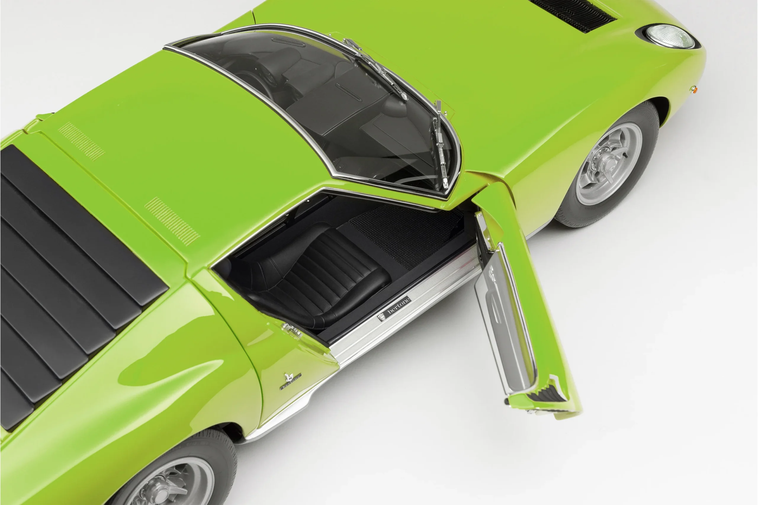 Amalgam Lamborghini Miura P400 SV (1971) | Edition in grün - 1/8 - Imagen 6