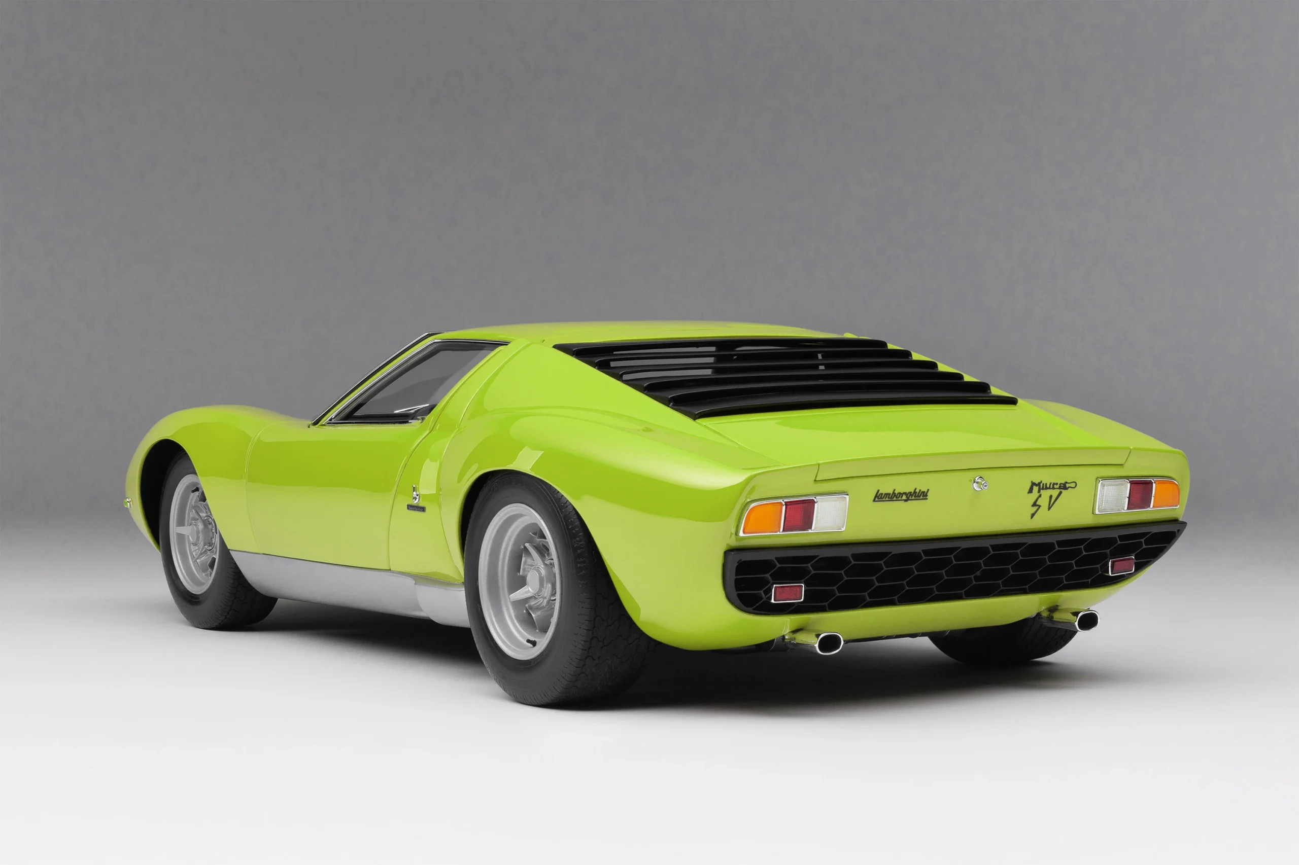 Amalgam Lamborghini Miura P400 SV (1971) | Edition in grün - 1/8 - Imagen 13