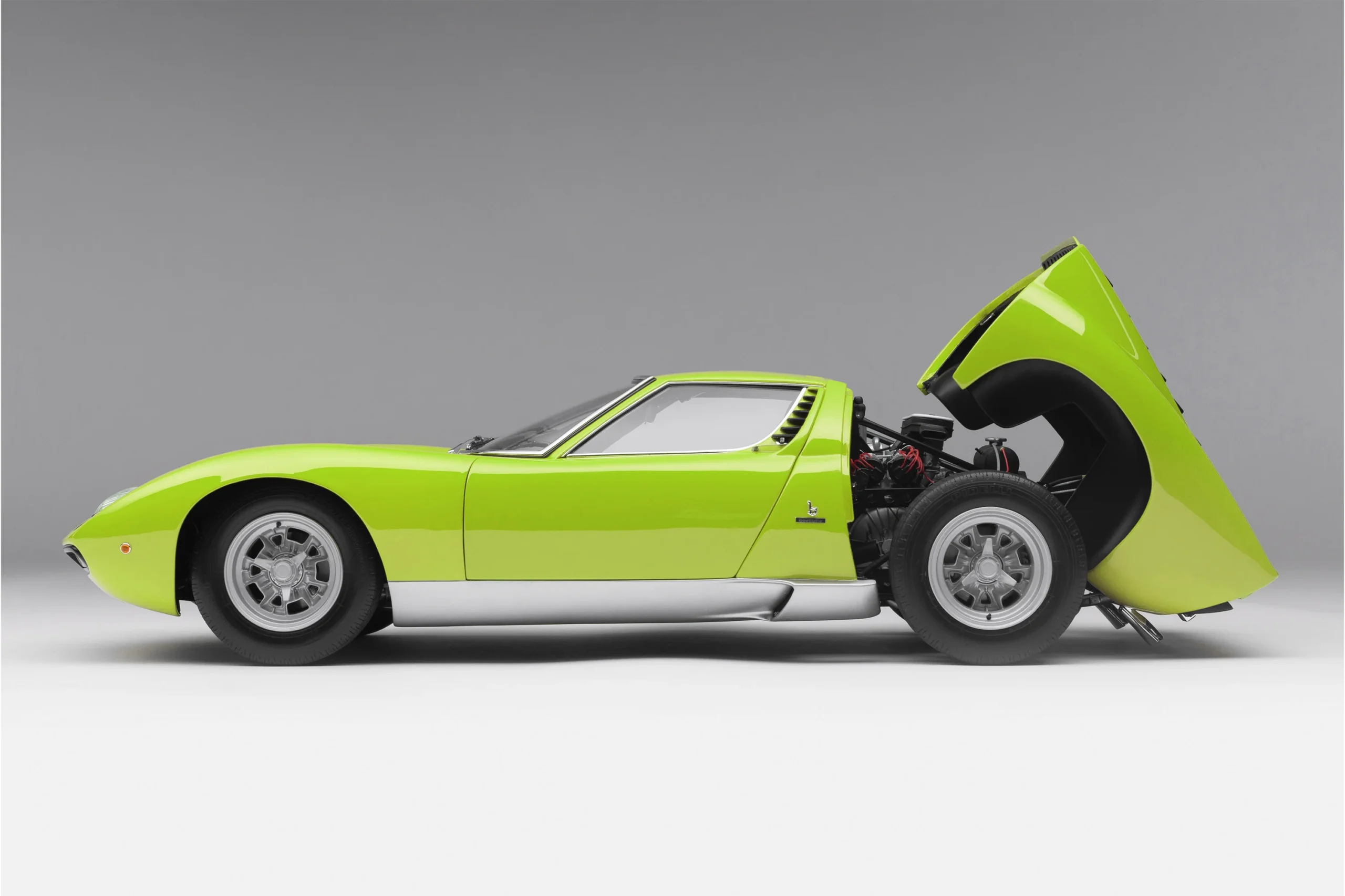 Amalgam Lamborghini Miura P400 SV (1971) | Edition in grün - 1/8 - Imagen 9
