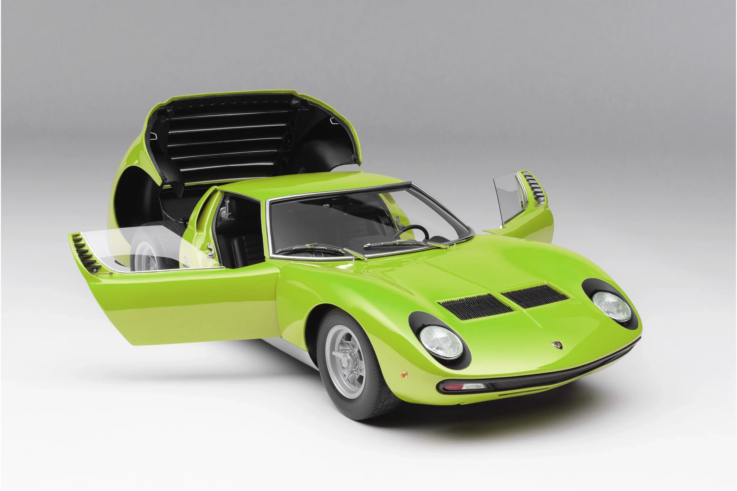 Amalgam Lamborghini Miura P400 SV (1971) | Edition in grün - 1/8 - Imagen 8