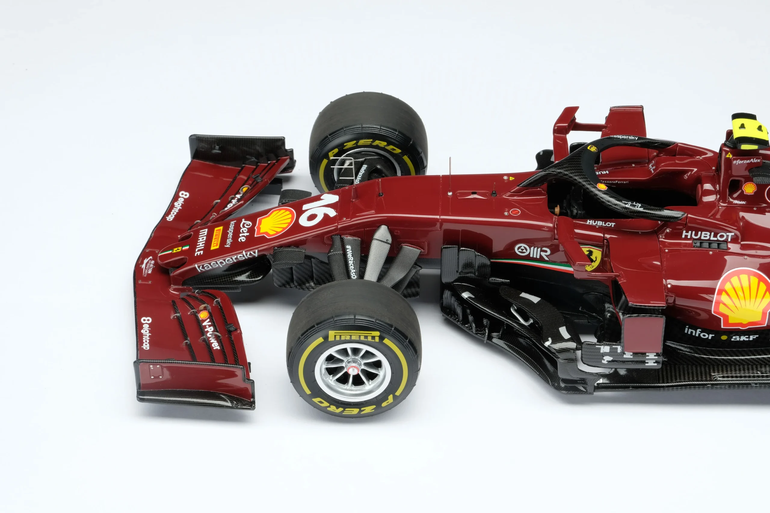 Amalgam Ferrari SF1000 - 1000. Grand Prix Lackierung - 2020 Toskana Grand Prix | Charles Leclerc 1/18 - صورة Amalgam Ferrari SF1000 - 1000. Grand Prix Lackierung - 2020 Toskana Grand Prix | Charles Leclerc 1/18 - صورة 7