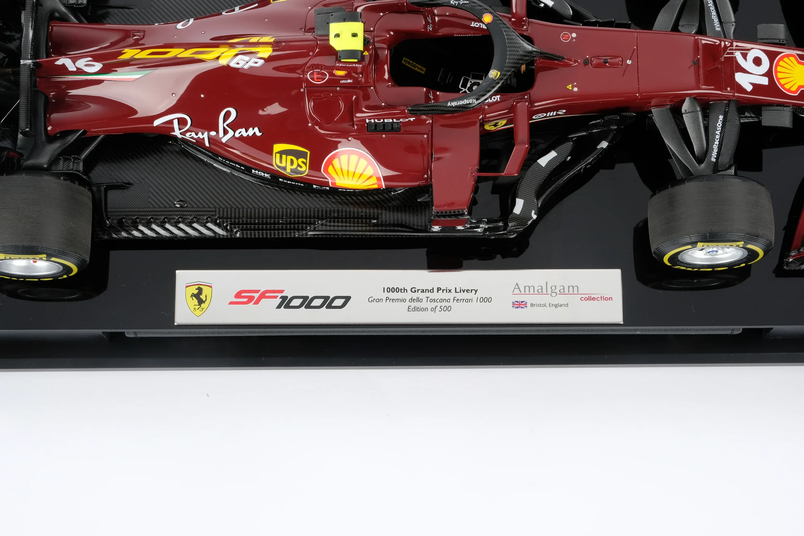 Amalgam Ferrari SF1000 - 1000. Grand Prix Lackierung - 2020 Toskana Grand Prix | Charles Leclerc 1/18 - صورة Amalgam Ferrari SF1000 - 1000. Grand Prix Lackierung - 2020 Toskana Grand Prix | Charles Leclerc 1/18 - صورة 5