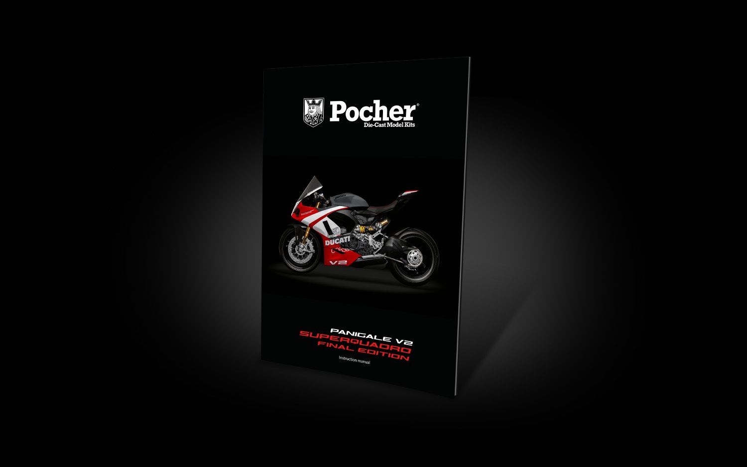 Pocher HK124 Ducati Panigale - V2 Superquadro Final Edition - 1:4 Scale Kit - 画像4