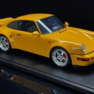 GTスピリット ポルシェ911 964ターボS イエロー 1994年 1:8 - 1/8