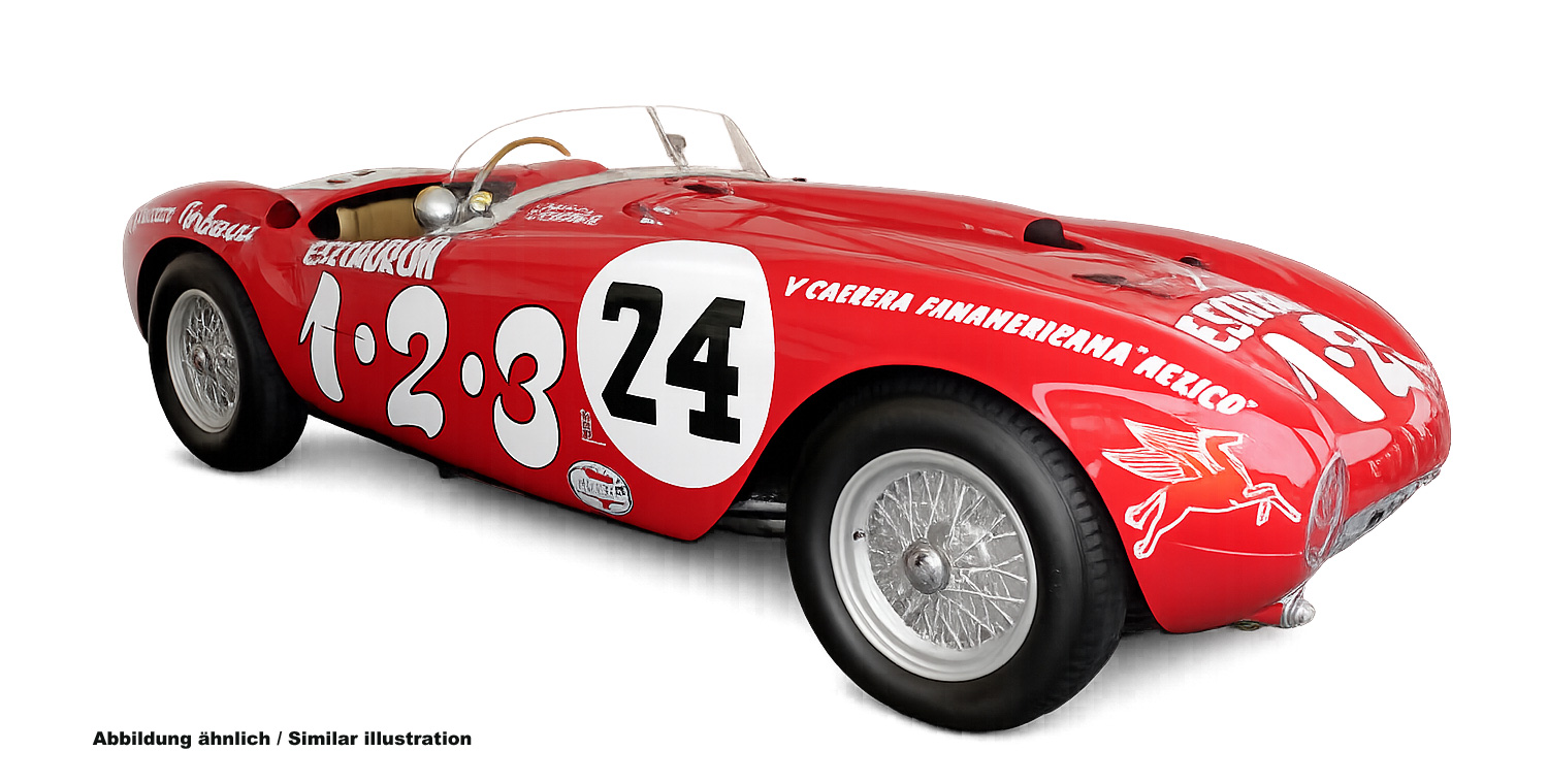 CMC Ferrari 375 MM Spider, red, #24 Limited Edition 1500 pièces