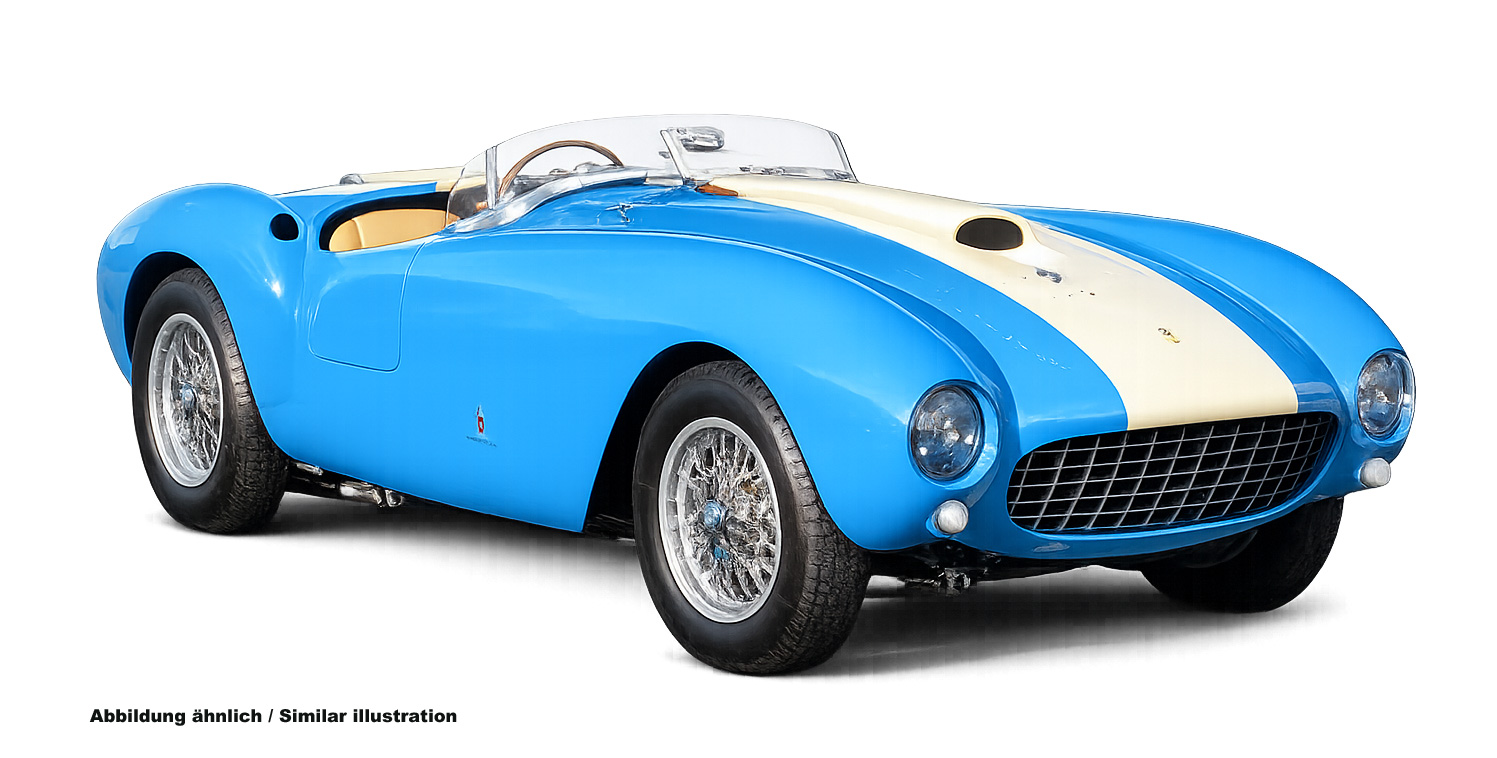 CMC Ferrari 375 MM Spider, blu