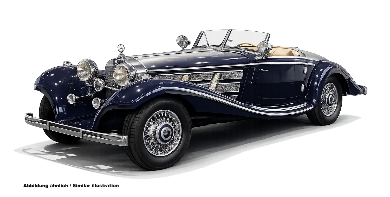 CMC Mercedes Benz 500K Special Roadster, blue